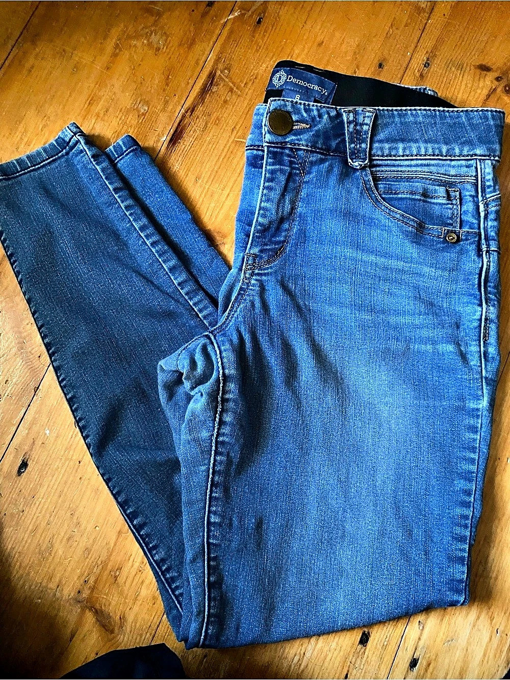 Democracy Ab'solution Blue Size 8 Like New